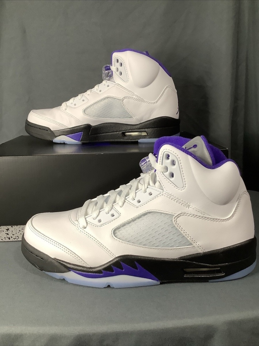 Air Jordan 5 Retro Concord Dark Concord White Purple Black Size 11